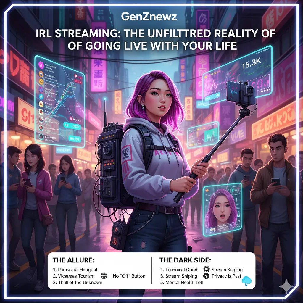 IRL Streaming: The Unfiltered Reality of Going Live With Your Life