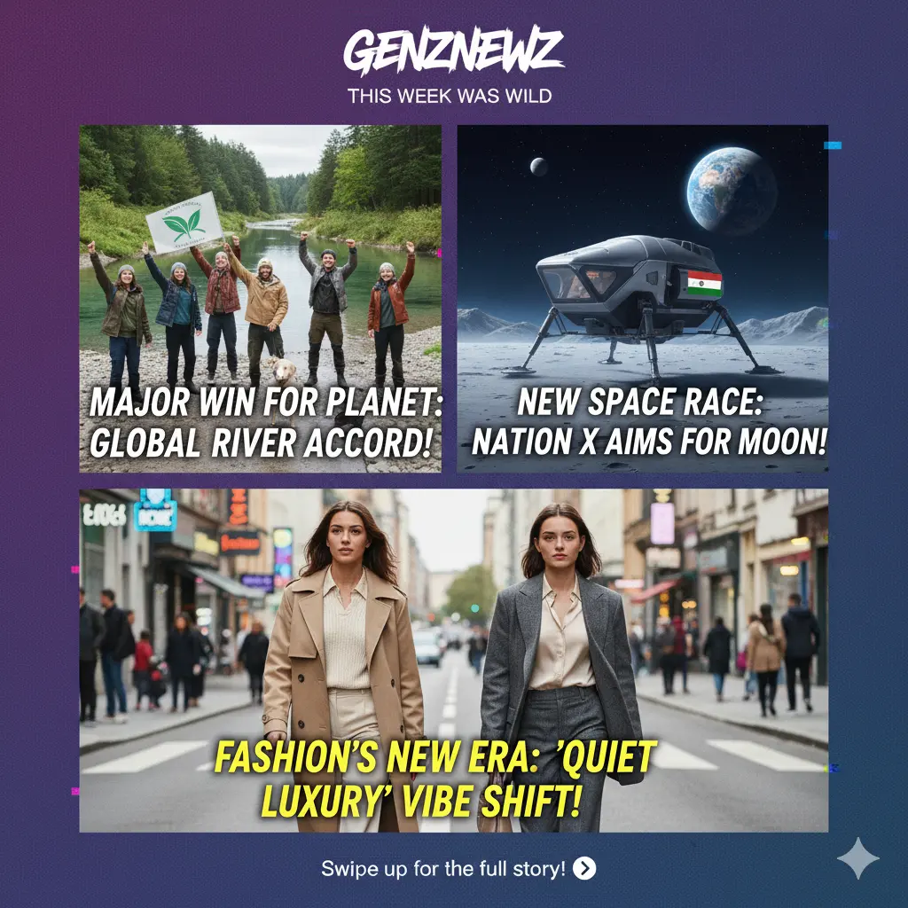 This Week in World & Society: Green Wins, Space Race Heats Up, and the Vibe Shift in Fashion