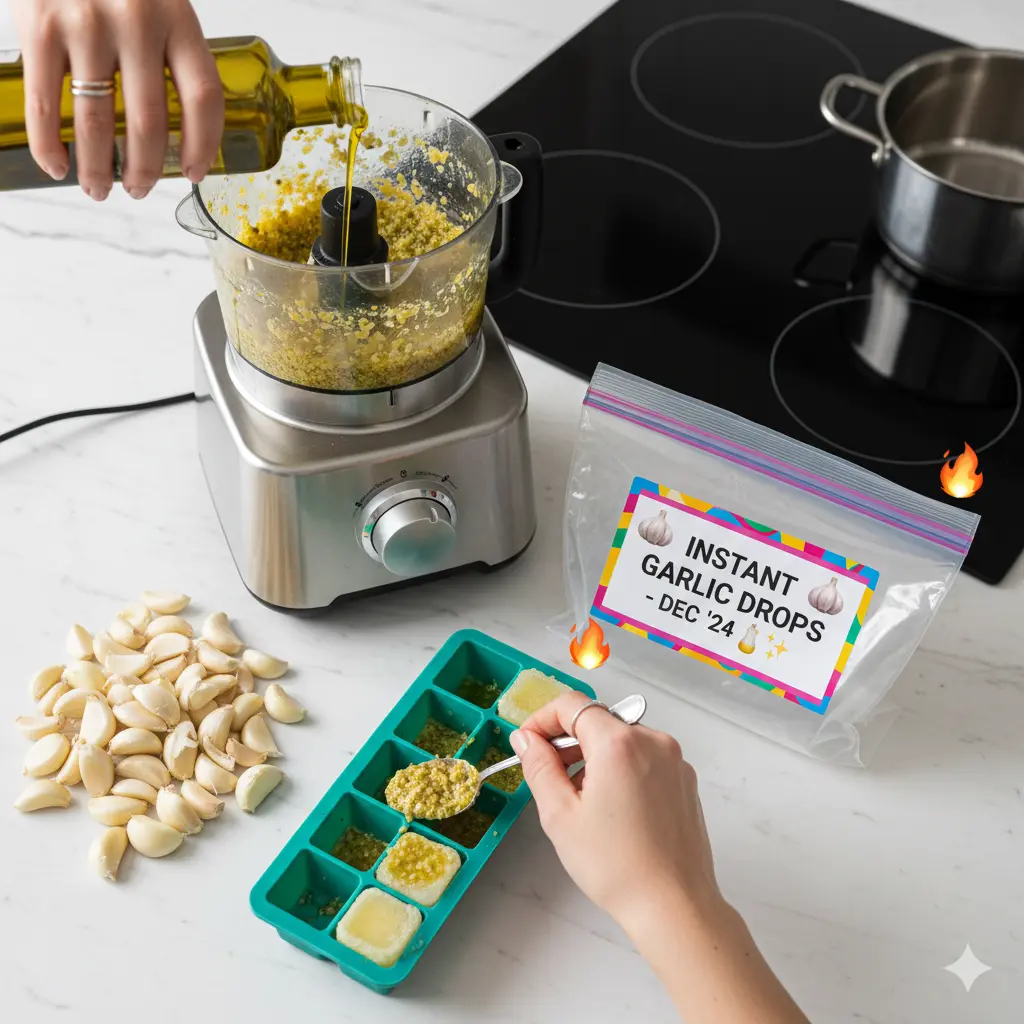 🧊 Garlic Cubes are The Vibe: The Anti-Hustle Hack for Instant Flavor in Your Pot 🔥