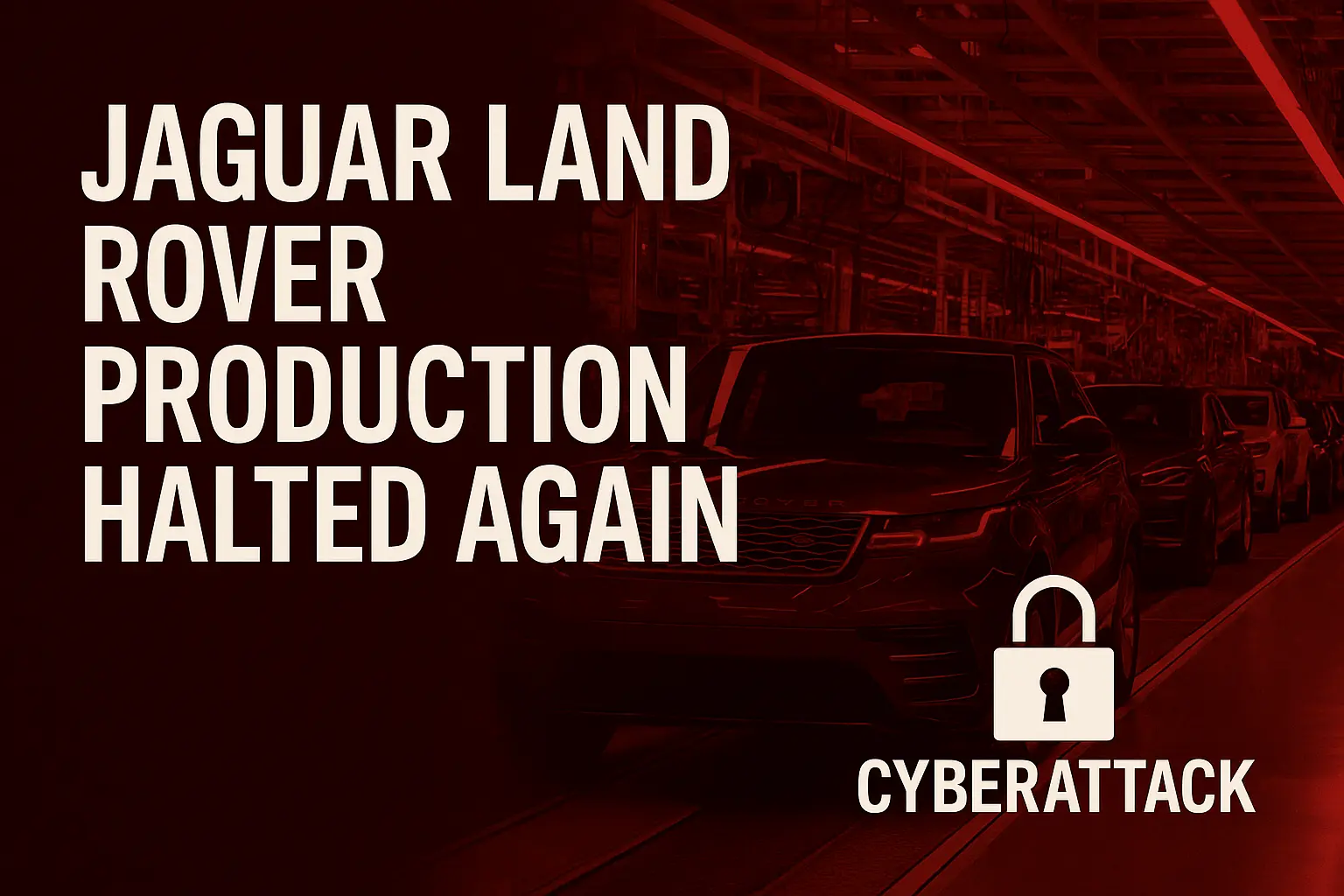 Jaguar Land Rover (JLR), the British luxury carmaker owned by Tata Motors, halted production globally