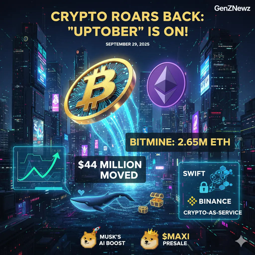 Crypto Roars Back: Is "Uptober" Officially On?