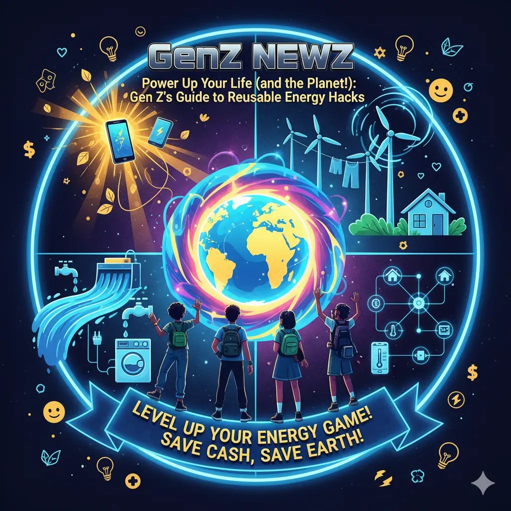 Power Up Your Life (and the Planet!): Gen Z's Guide to Reusable Energy Hacks ⚡️♻️