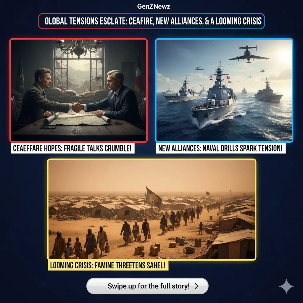 Global Tensions Escalate: Ceasefire Hopes, New Alliances, and a Looming Crisis