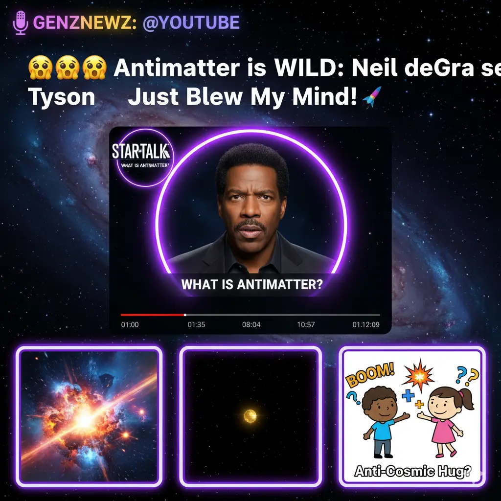 🤯🤯🤯 Antimatter is WILD: Neil deGrasse Tyson Just Blew My Mind! 🚀🌌
