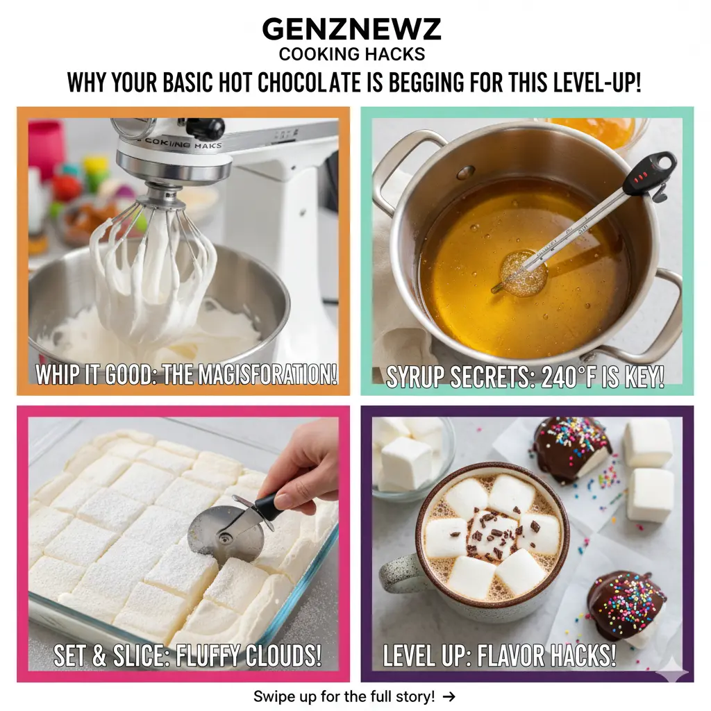 DIY Marshmallows: Why Your Basic Hot Chocolate is Begging for This Level-Up!