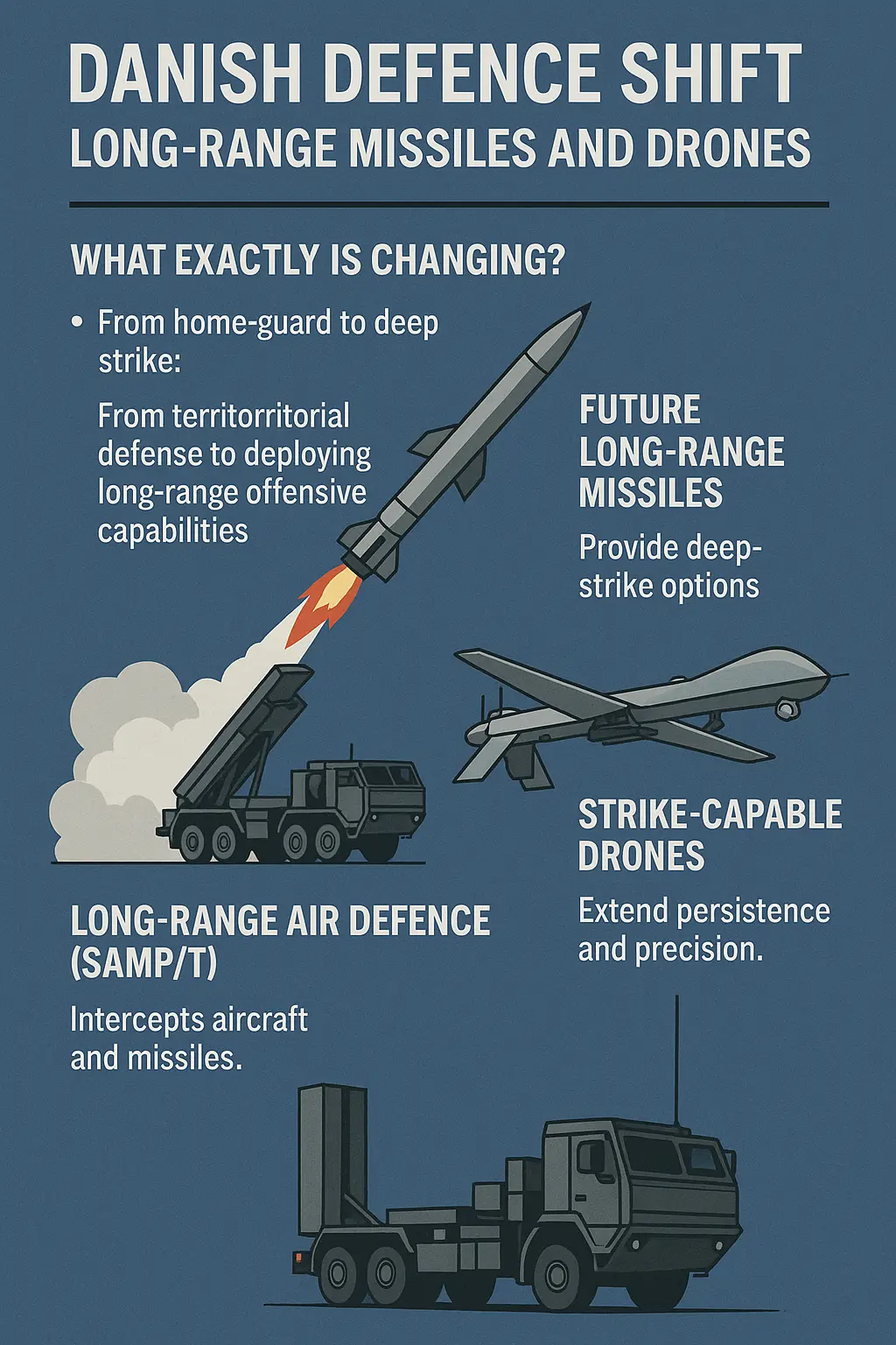 Danish defence shift: long-range missiles and drones, explained for GenZNewz