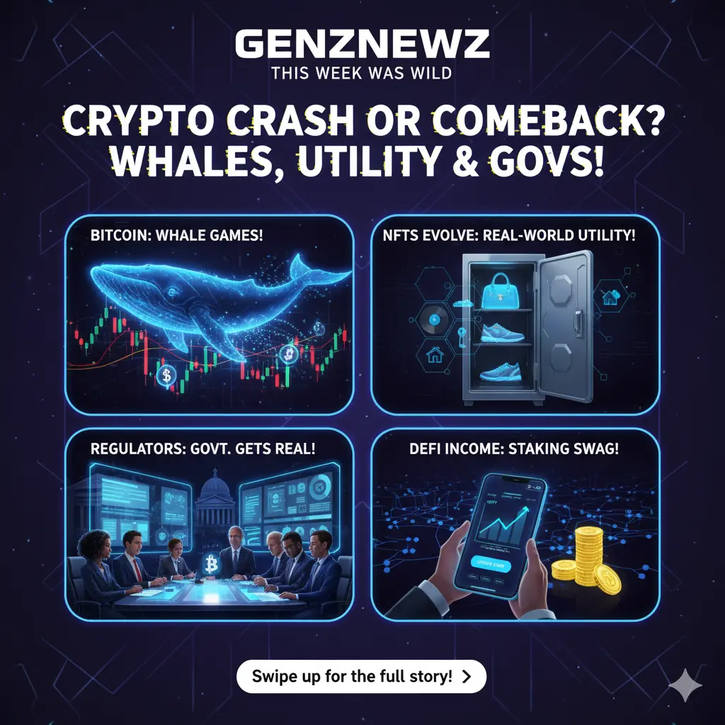 Crypto Crash or Comeback? Whales Moving, NFTs Evolving, and Regulators Getting Real!
