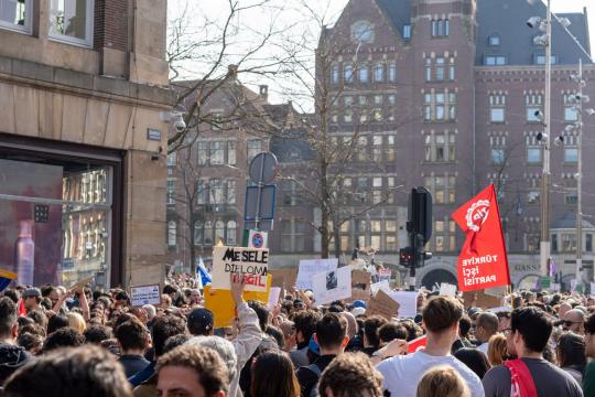 NYU Divestment Protest Hits Gould Plaza Over Federal Bill