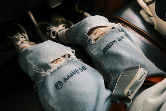 Flare Jeans and Distressed Denim Just Took Over Celebrity Style