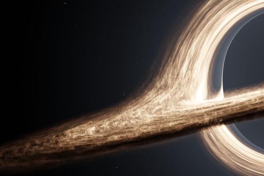 A Wandering Black Hole Gave Itself Away by Shredding a Star