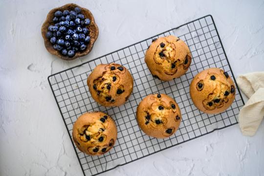 Blueberry Muffin Basics: Batter, Berries and Bake Time