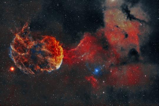 Pa 30 Supernova Remnant Shows Cosmic Pearls in Gemini Image